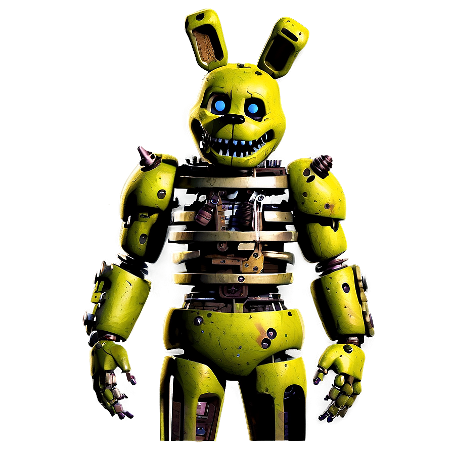 Eerie Springtrap Artwork Png Tnx PNG image