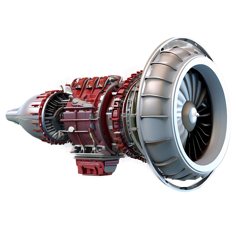 Efficient Jet Engine Model Png 7 PNG image