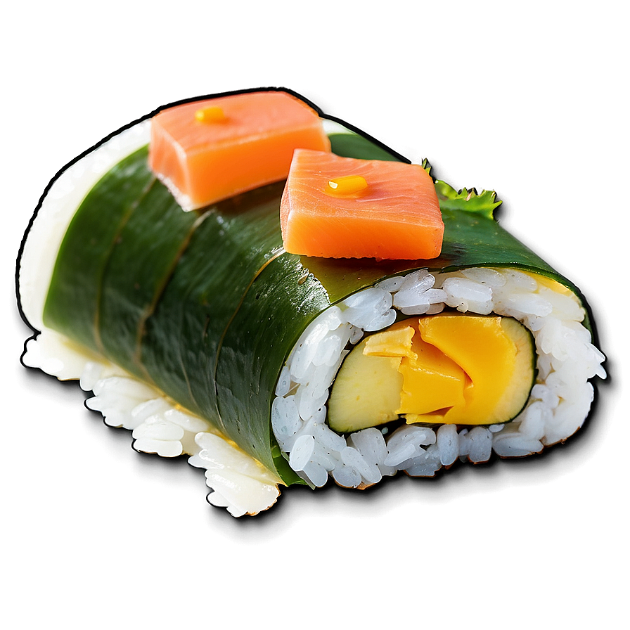 Egg Sushi Roll Png 5 PNG image