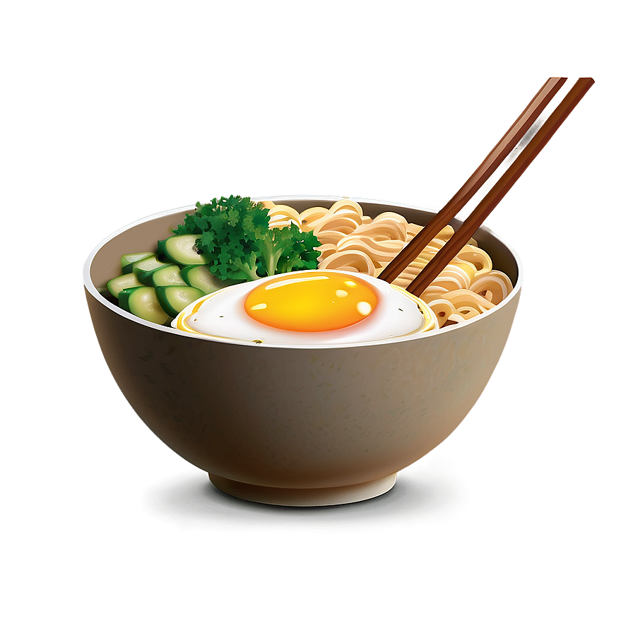 Egg Topped Ramen Bowl Png Pct53 PNG image