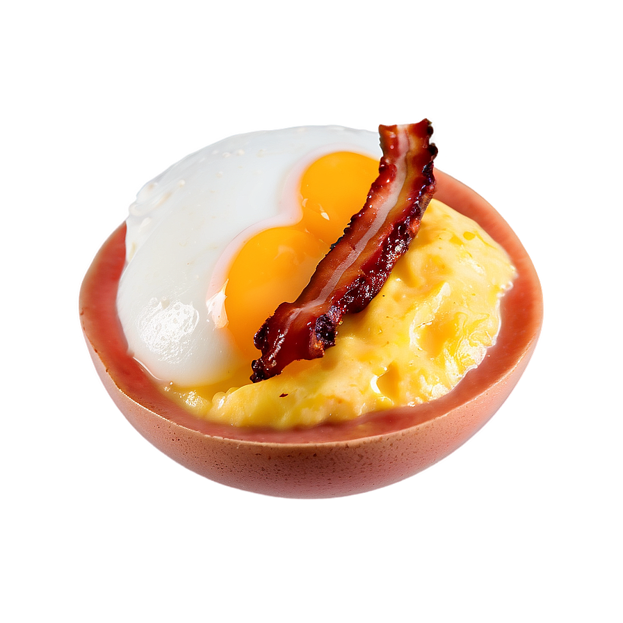 Egg With Bacon Png 05242024 PNG image