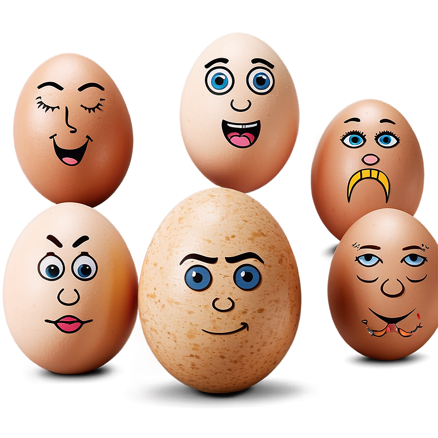 Egg With Faces Png 83 PNG image