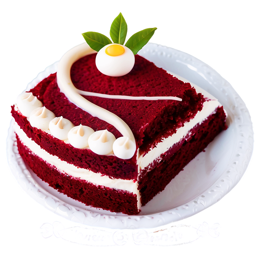 Eggless Red Velvet Cake Png Vhn PNG image