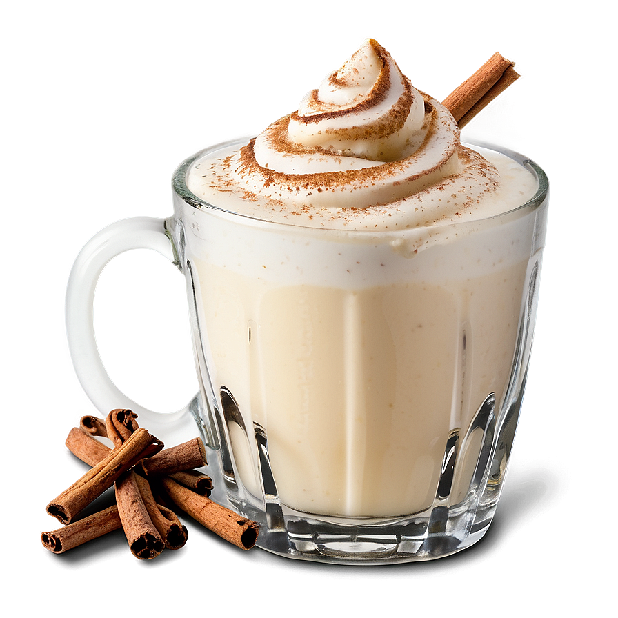 Eggnog With Cinnamon Swirl Png 33 PNG image