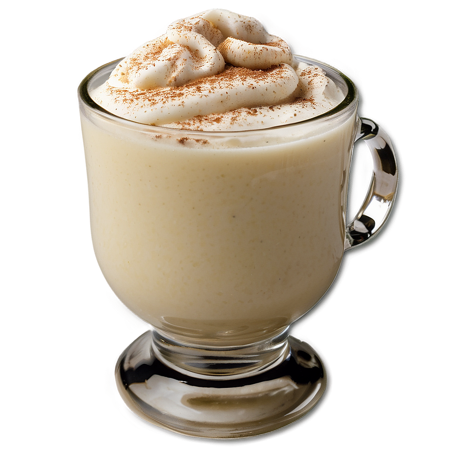 Eggnog With Nutmeg Dusting Png 06132024 PNG image