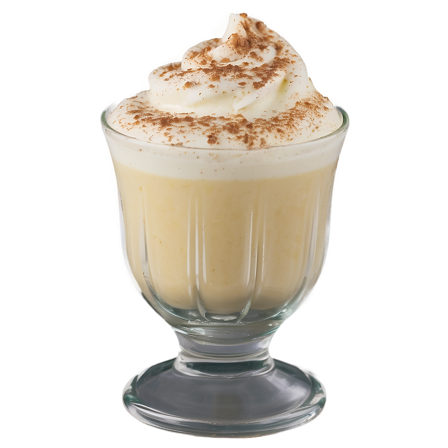 Eggnog With Nutmeg Dusting Png Wlo33 PNG image