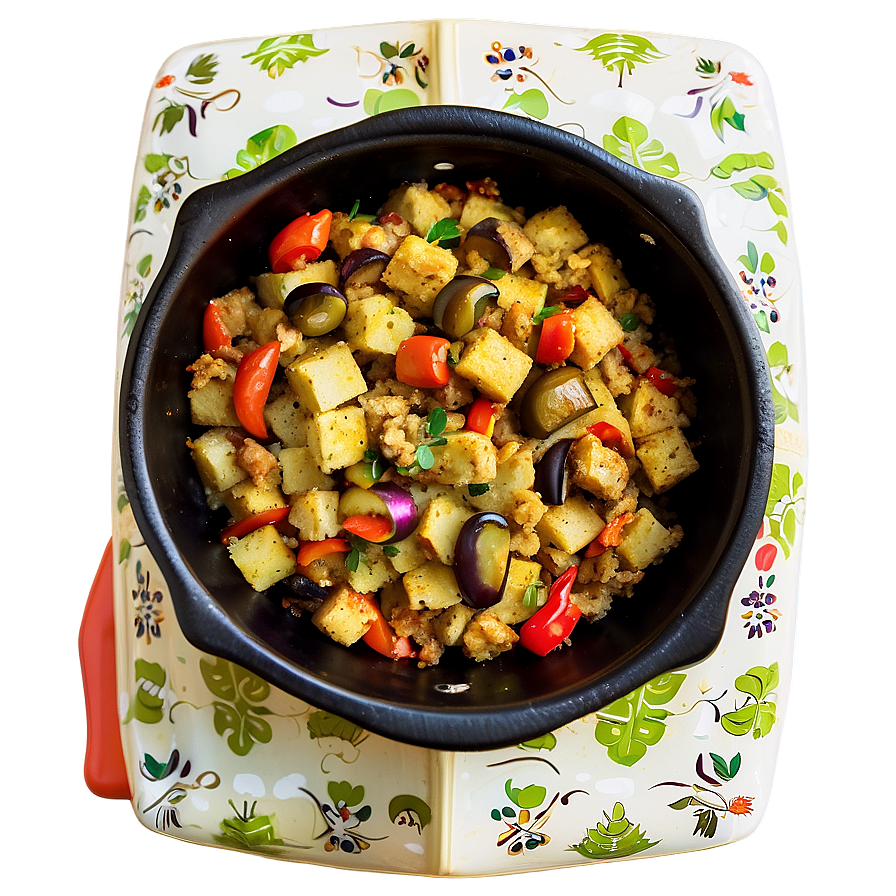 Eggplant And Pepper Stuffing Png Hdl53 PNG image