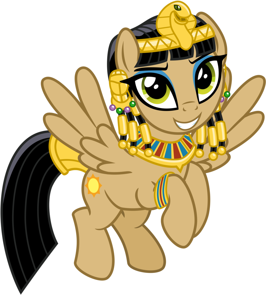 Egyptian Themed Pony Illustration PNG image