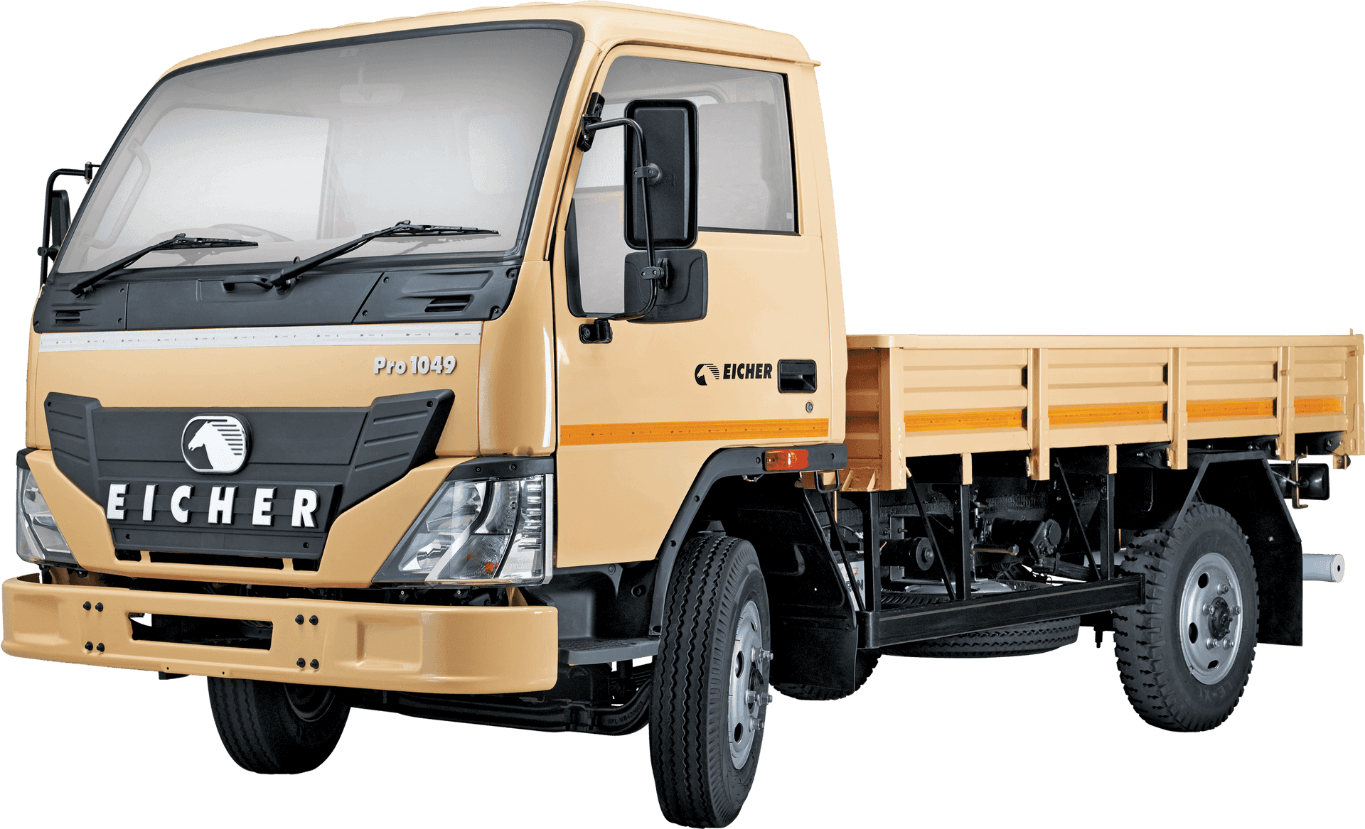 Eicher Pro1049 Lorry Side View PNG image