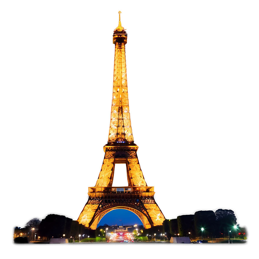 Eiffel Tower At Dawn Png 95 PNG image