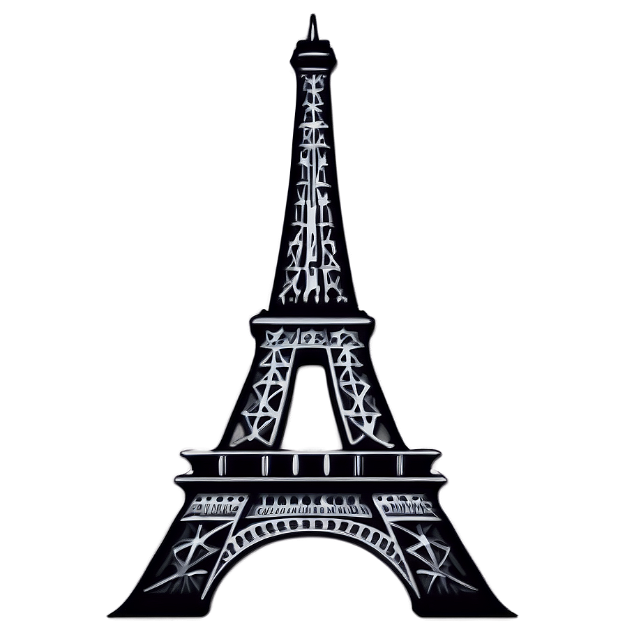 Eiffel Tower Halloween Theme Png 05212024 PNG image