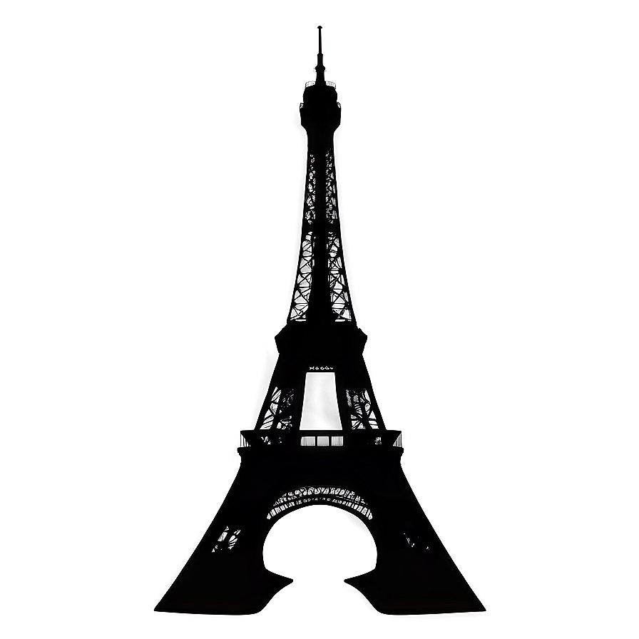 Eiffel Tower Silhouette Png Ymk PNG image