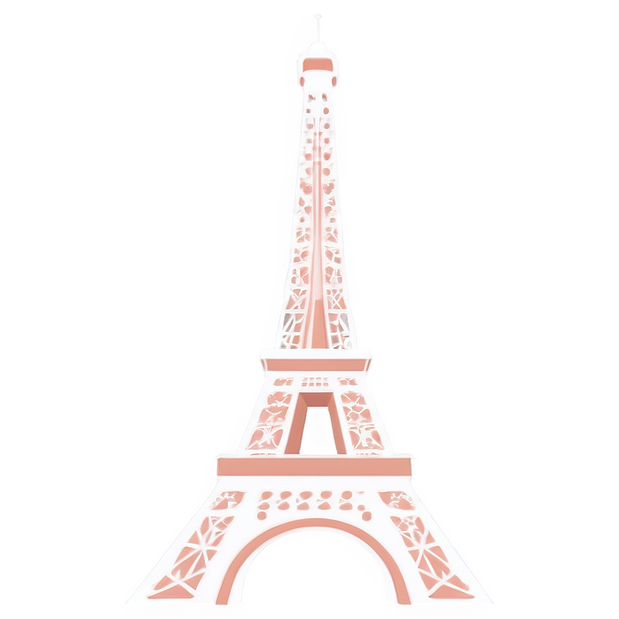 Eiffel Tower Stylized Illustration Png 66 PNG image