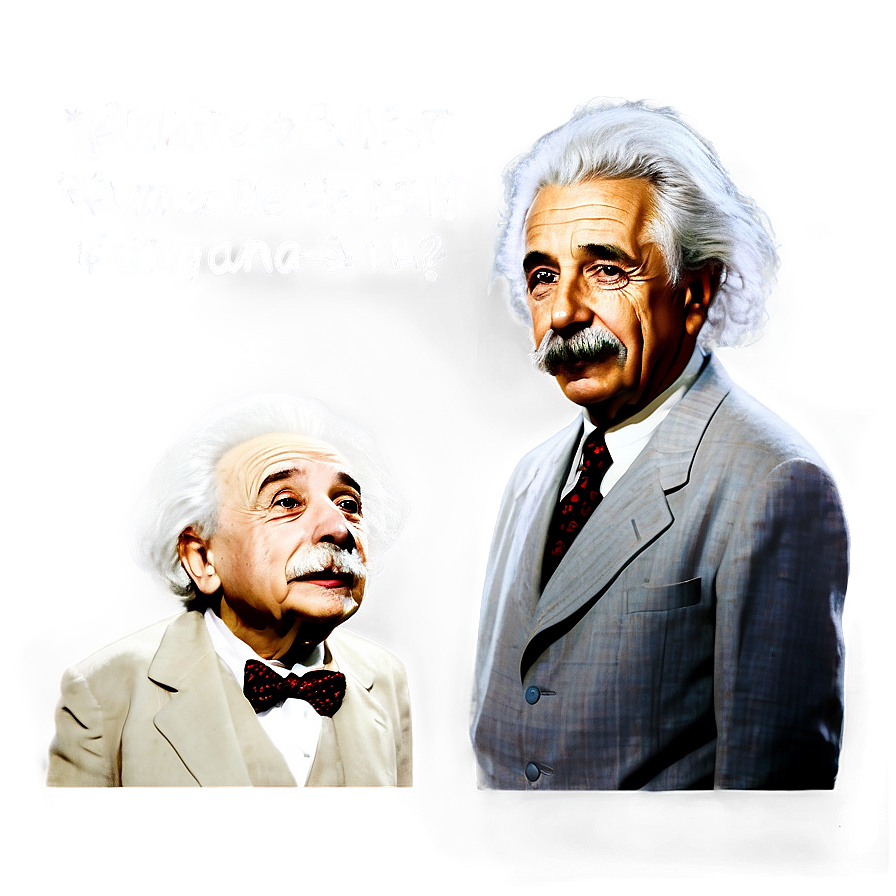 Einstein And E=mc2 Png Jnm PNG image