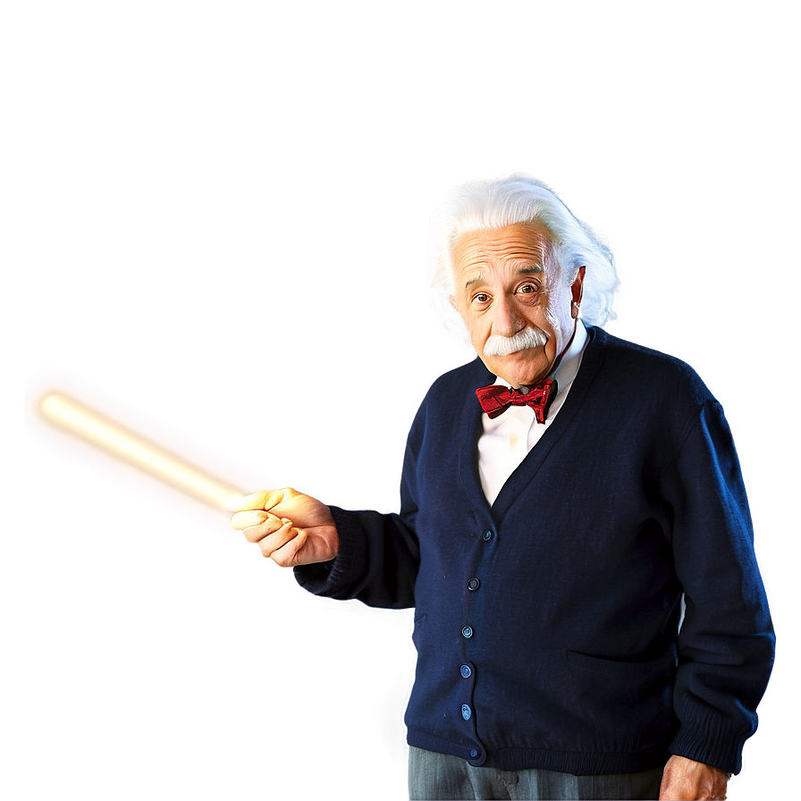 Einstein And Light Beam Png Vke76 PNG image