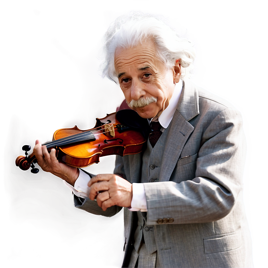 Einstein And Violin Png Jsl32 PNG image