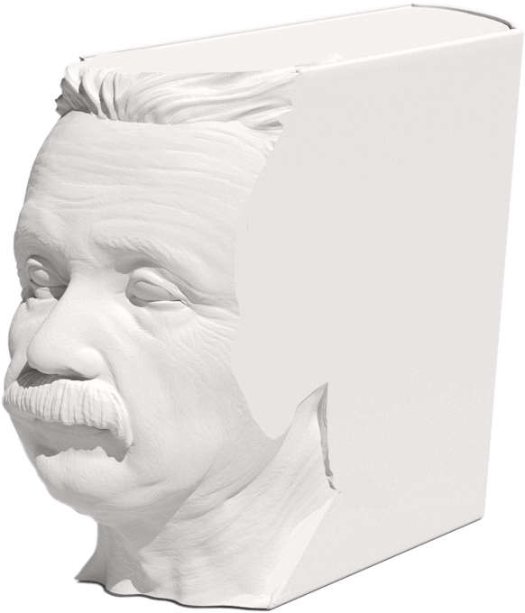 Einstein Bust3 D Model PNG image