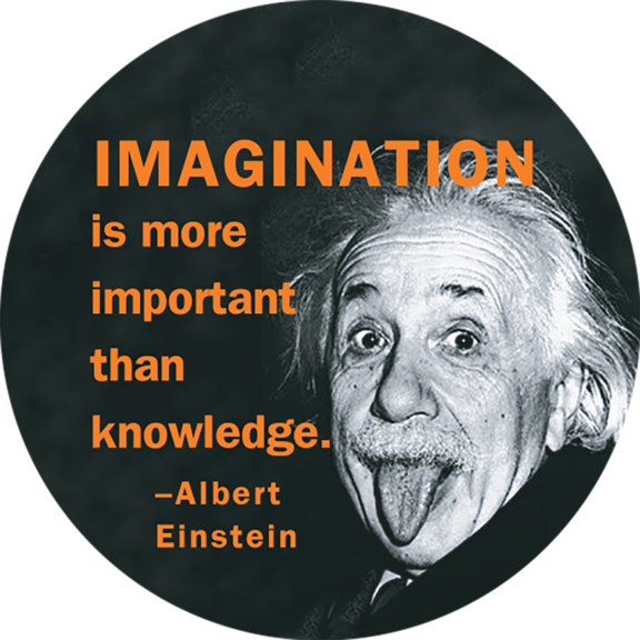 Einstein Imagination Quote PNG image