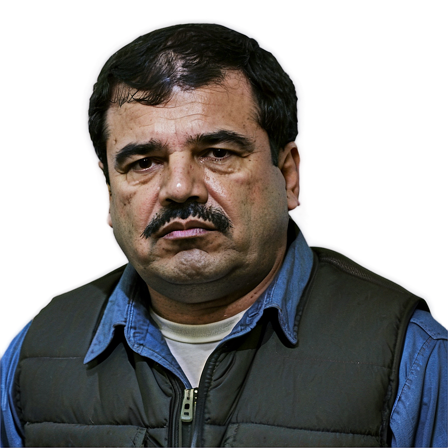 El Chapo Mugshot Png 06252024 PNG image