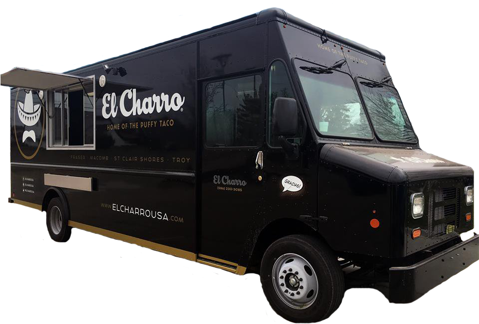 El Charro Food Truck Puffy Taco Specialist PNG image