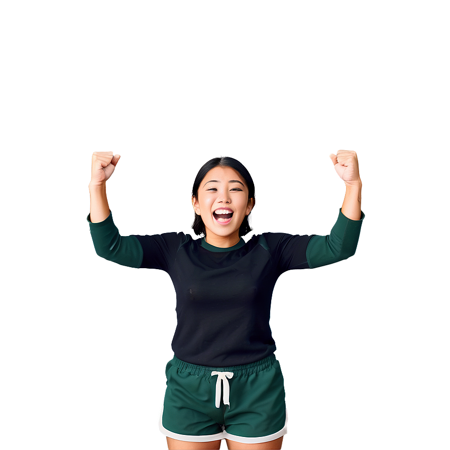 Elated Person Cheer Png 06122024 PNG image