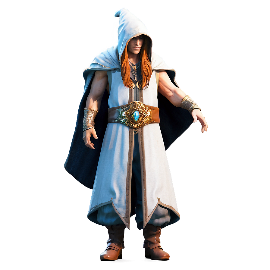 Elden Ring Sorcerer Character Png Illustration 4 PNG image