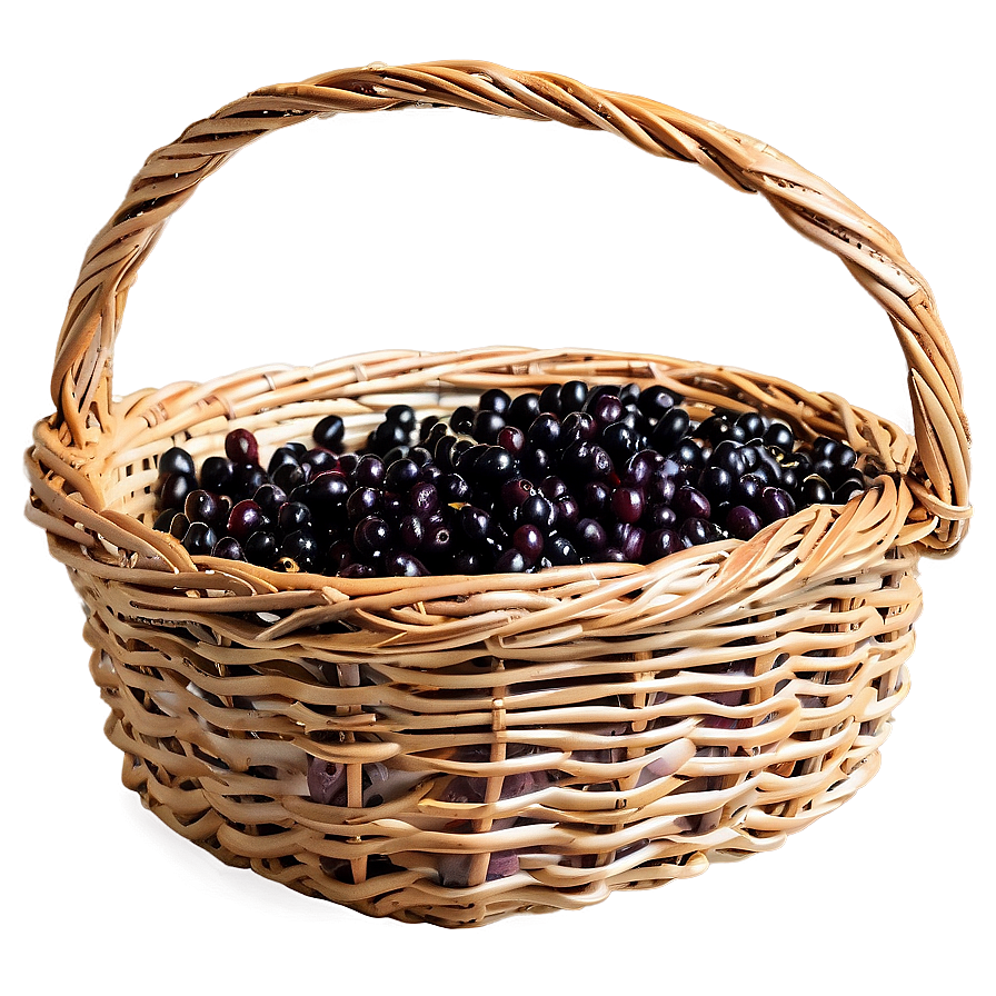 Elderberry Basket Png Kfh PNG image