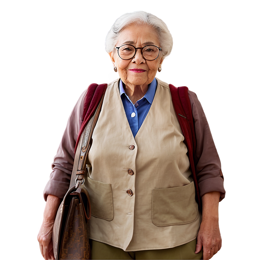 Elderly Random Person Portrait Png 06252024 PNG image