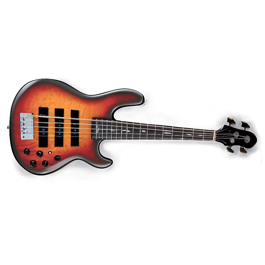 Electric Bass Guitar Png 06202024 PNG image