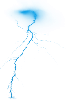 Electric_ Blue_ Lightning_ Bolt PNG image