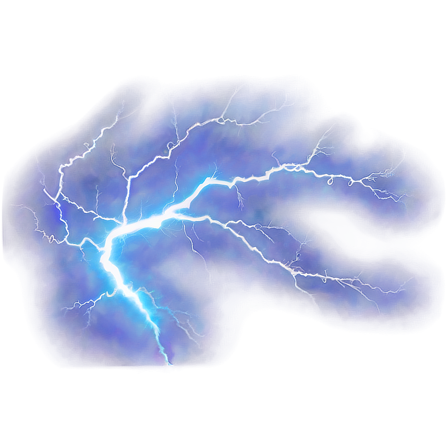 Electric Blue Lightning Png 04292024 PNG image