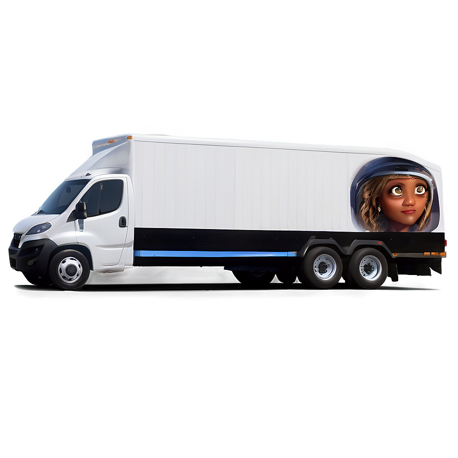 Electric Box Truck Concept Png 75 PNG image