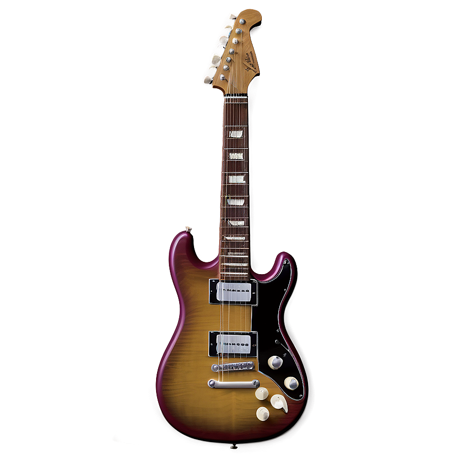 Electric Guitar Artwork Png 05252024 PNG image