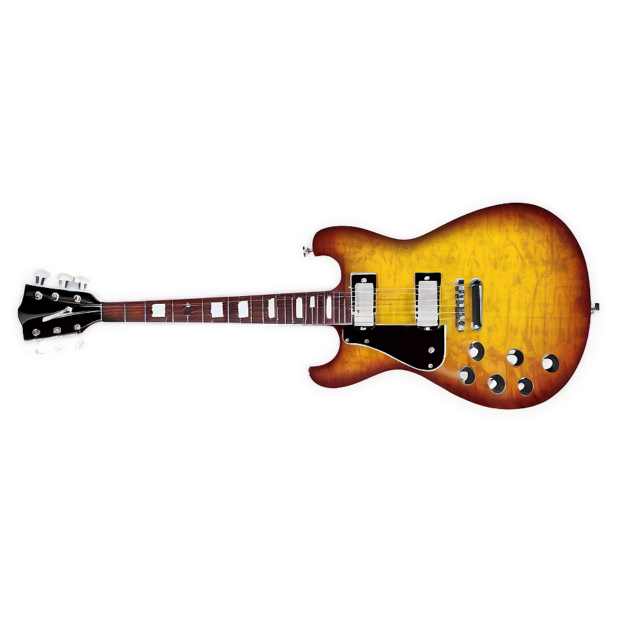 Electric Guitar Drawing Png 05252024 PNG image