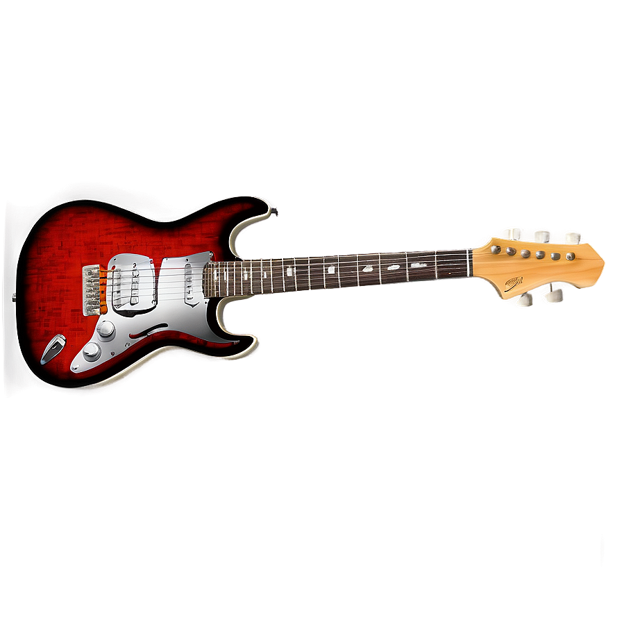 Electric Guitar Illustration Png Fey14 PNG image