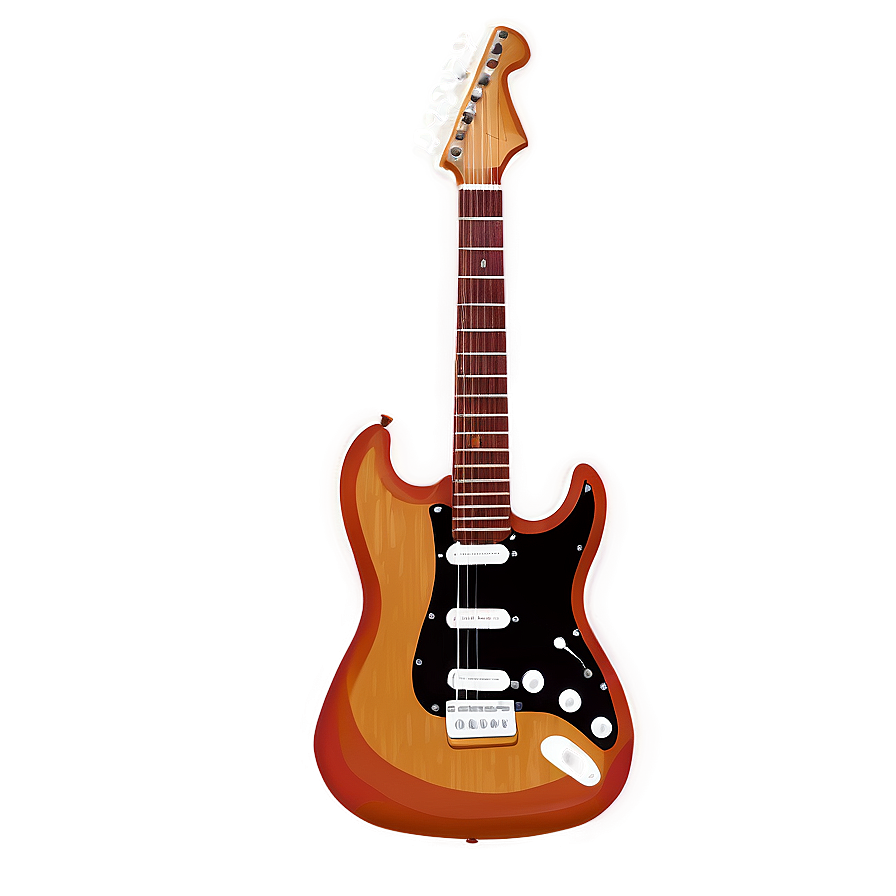 Electric Guitar Sketch Png 05252024 PNG image