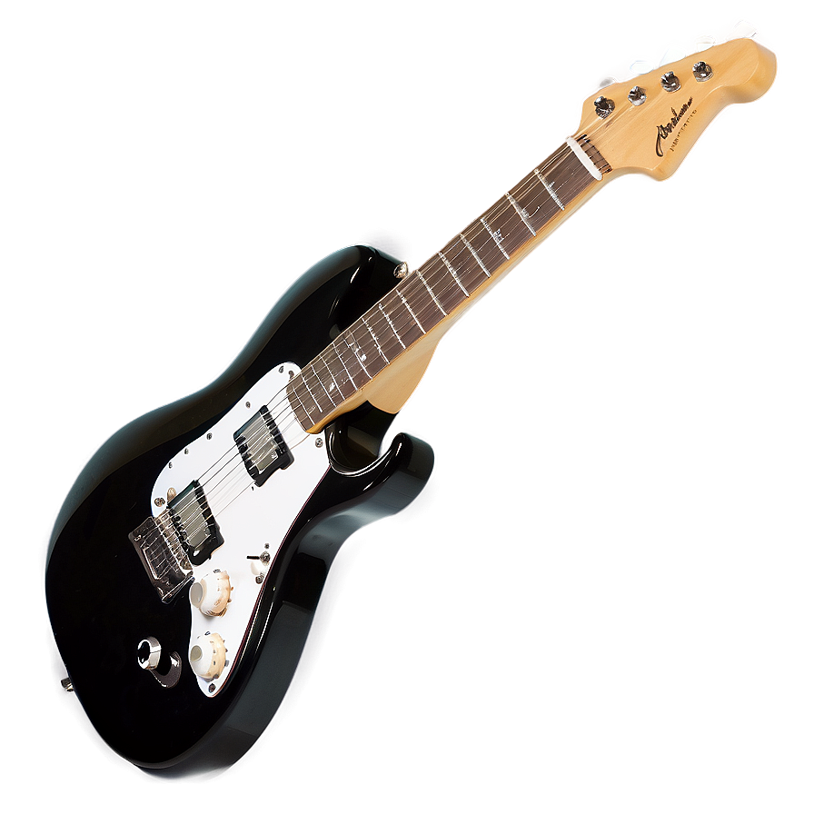 Electric Guitar With Headphones Png 91 PNG image