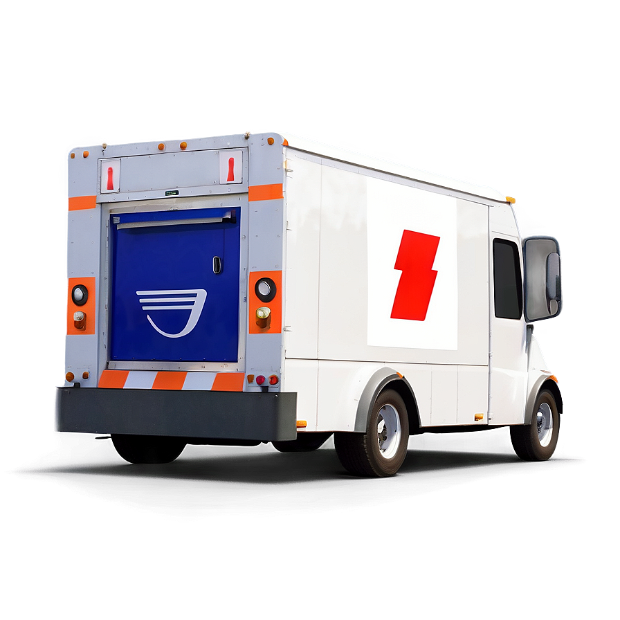 Electric Mail Truck Concept Png 98 PNG image