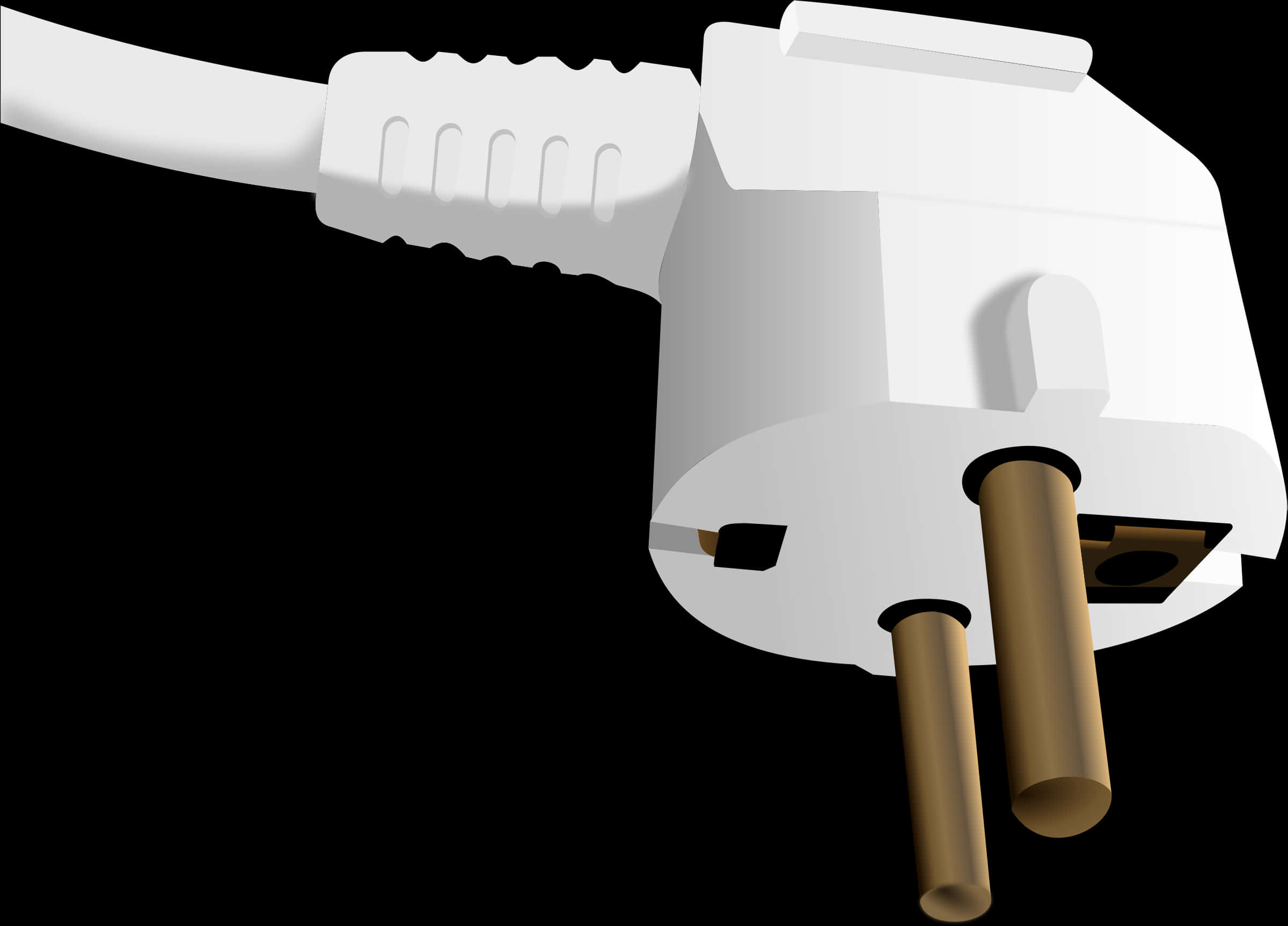 Electric Plug3 D Rendering PNG image