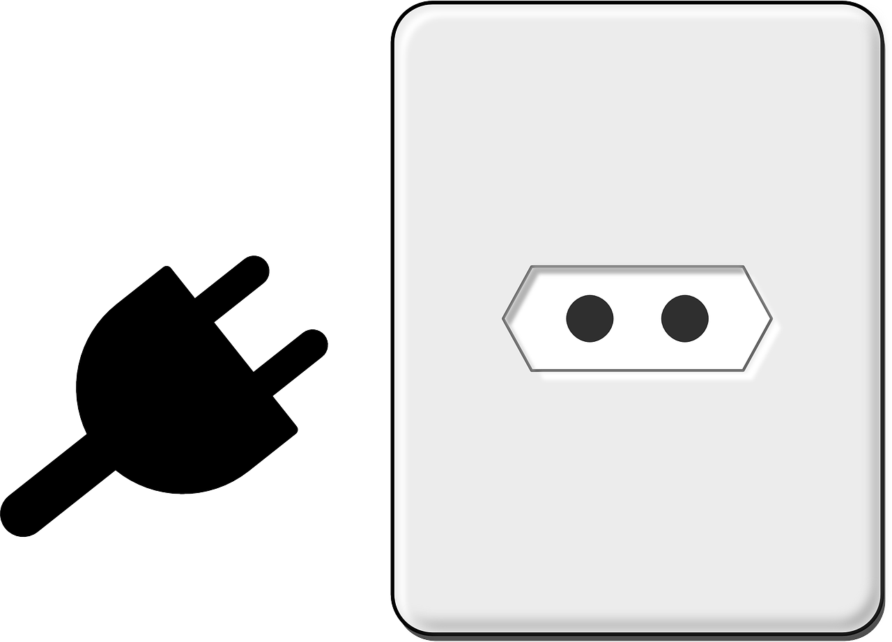 Electric Plugand Socket Illustration PNG image