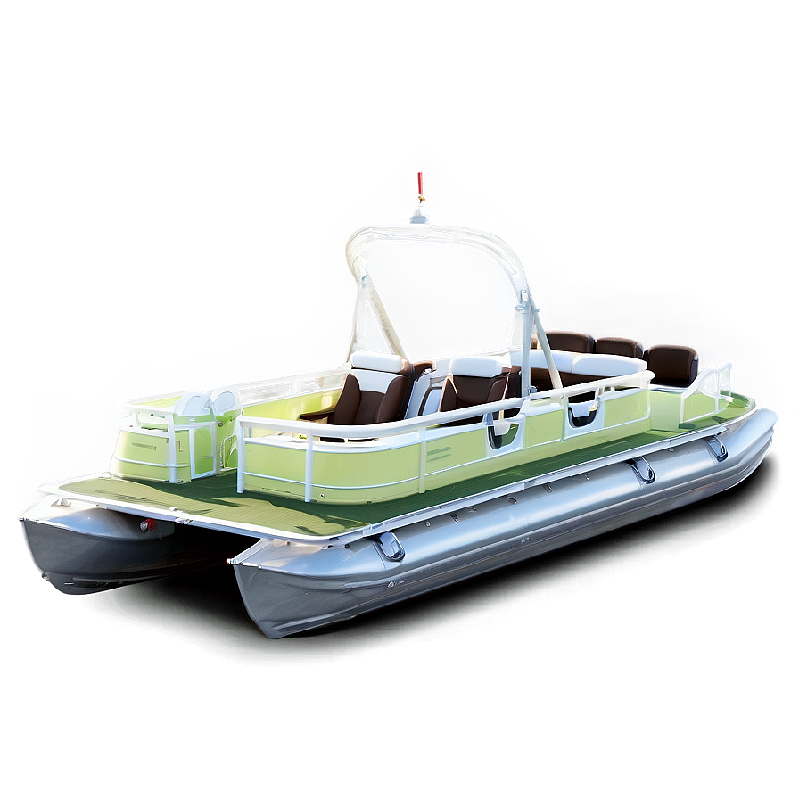 Electric Powered Pontoon Boat Png 54 PNG image