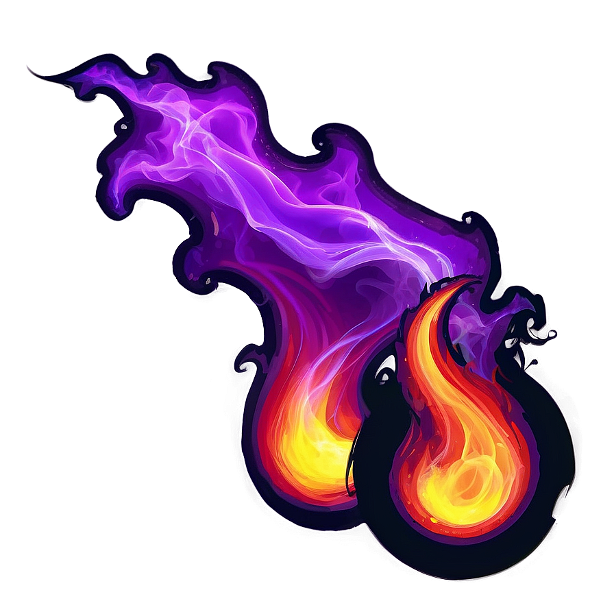 Electric Purple Fire Png 63 PNG image