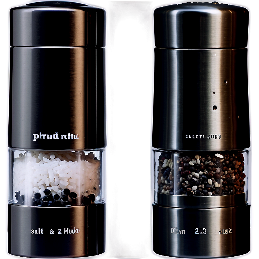 Electric Salt And Pepper Grinders Png 48 PNG image