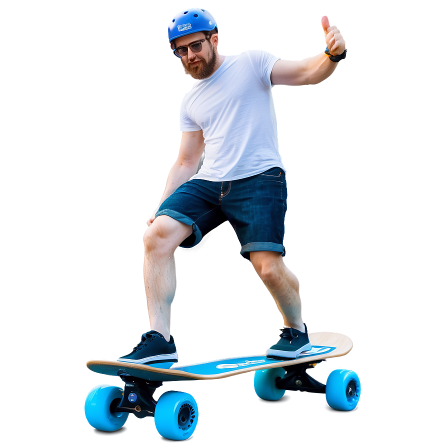 Electric Skateboard Adventure Png Nuw48 PNG image