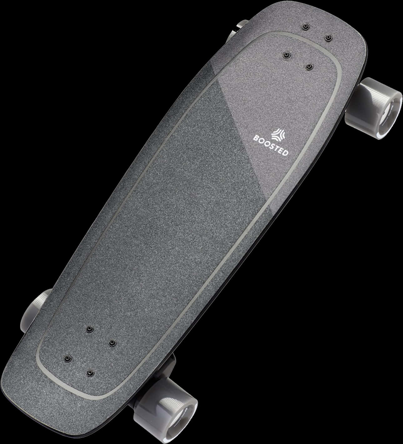 Electric Skateboard Boosted Board Top View PNG image