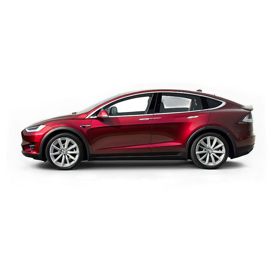 Electric Tesla Model X Vehicle Png Tor PNG image