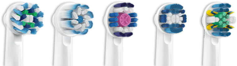 Electric Toothbrush Heads Variety PNG image