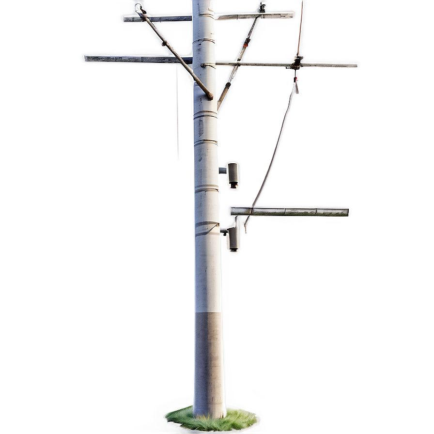 Electric Utility Pole Transparent Png 06262024 PNG image