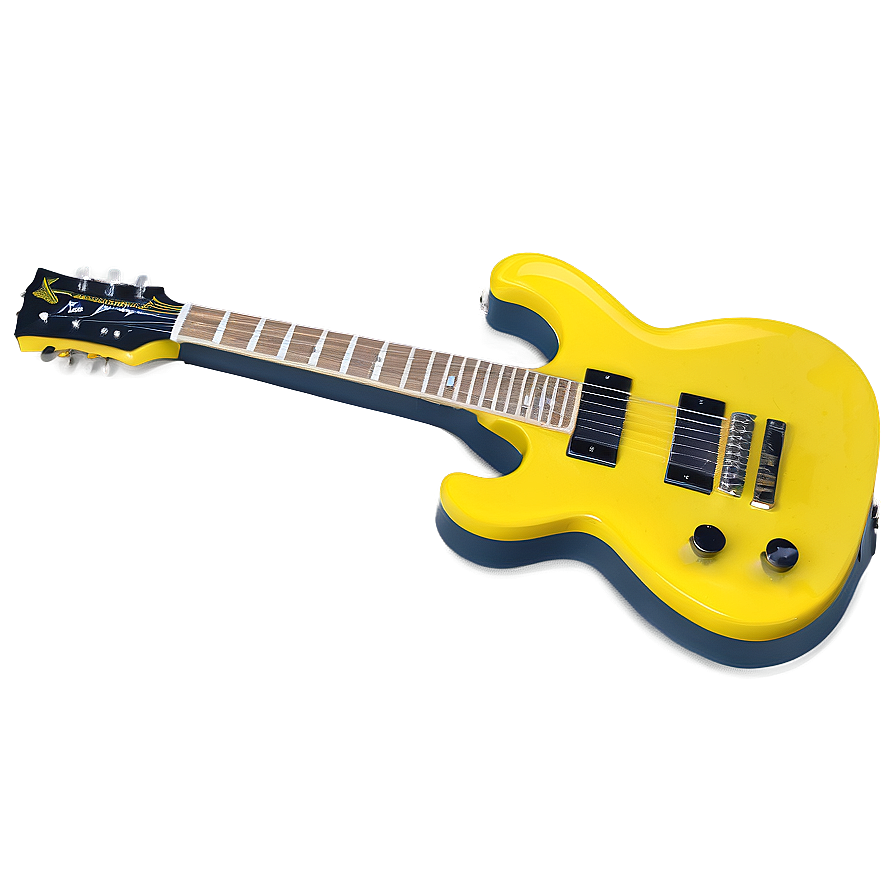 Electric Yellow Guitar Png 42 PNG image