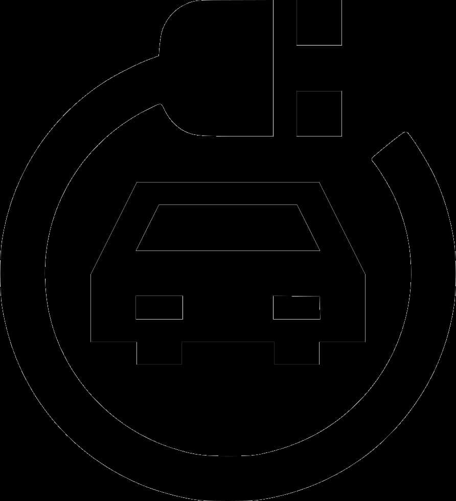 Electrical Outlet Symbol Outline PNG image